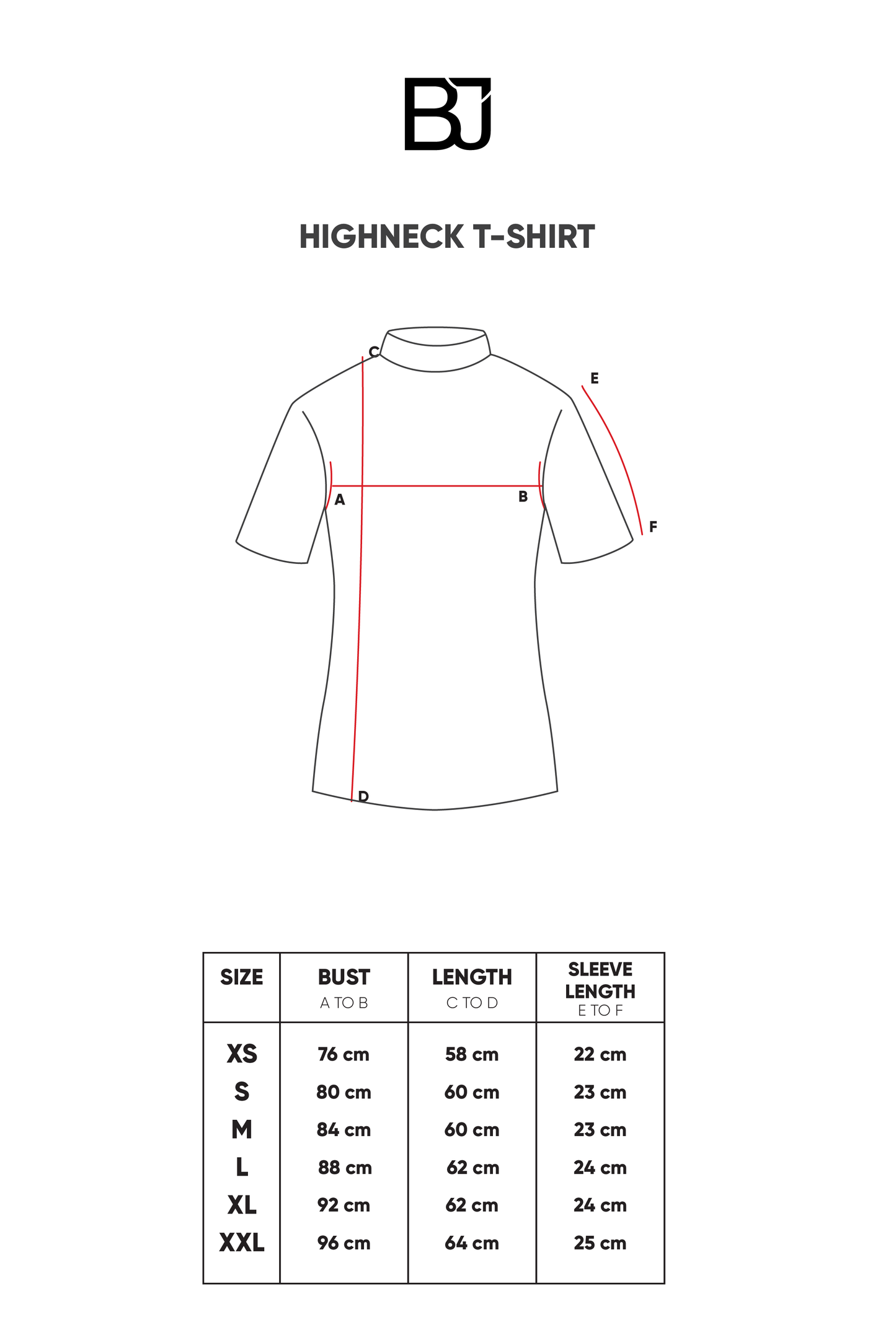 Highneck T-Shirt - Bright White