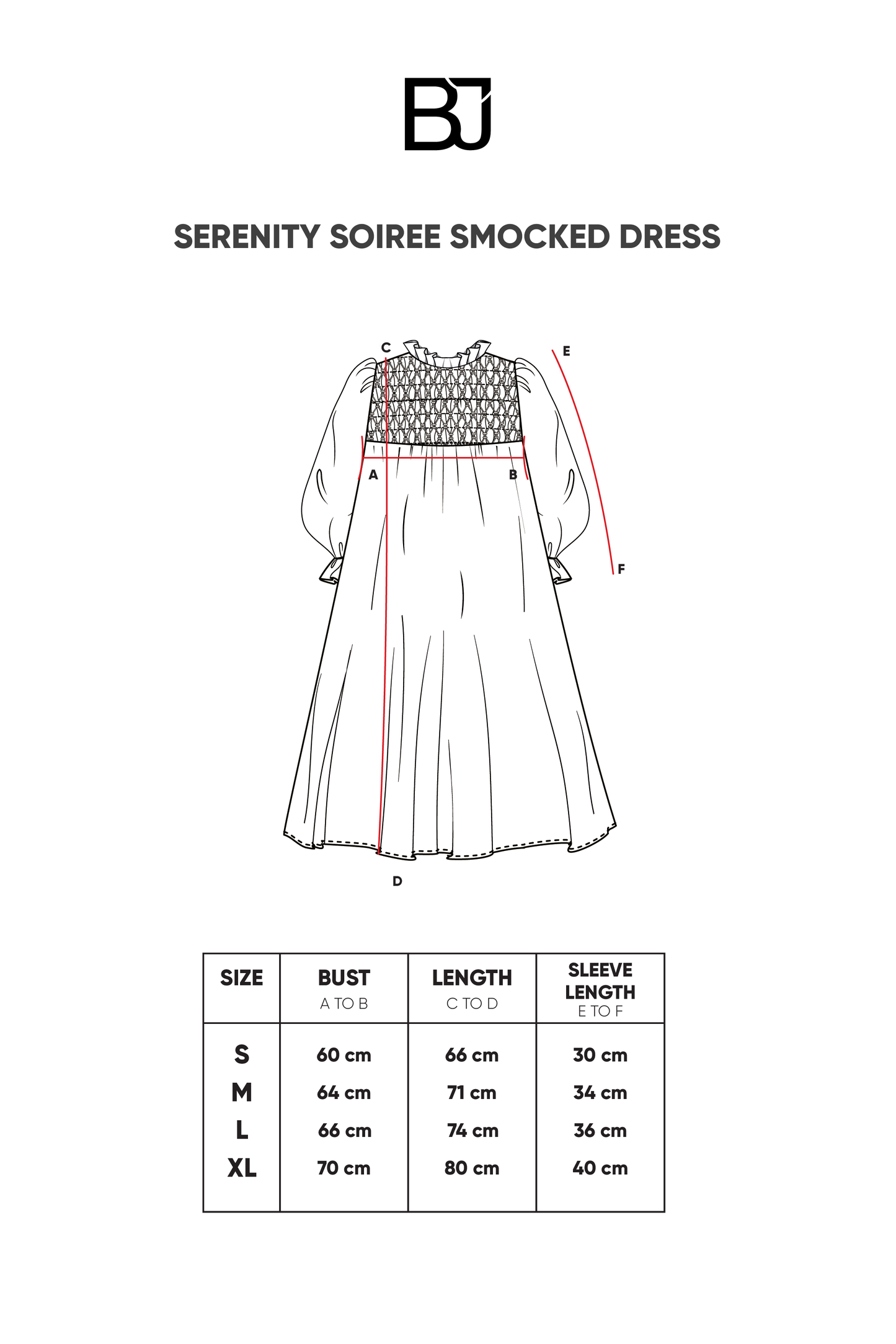 Serenity Soiree Smocked Dress - Ivory