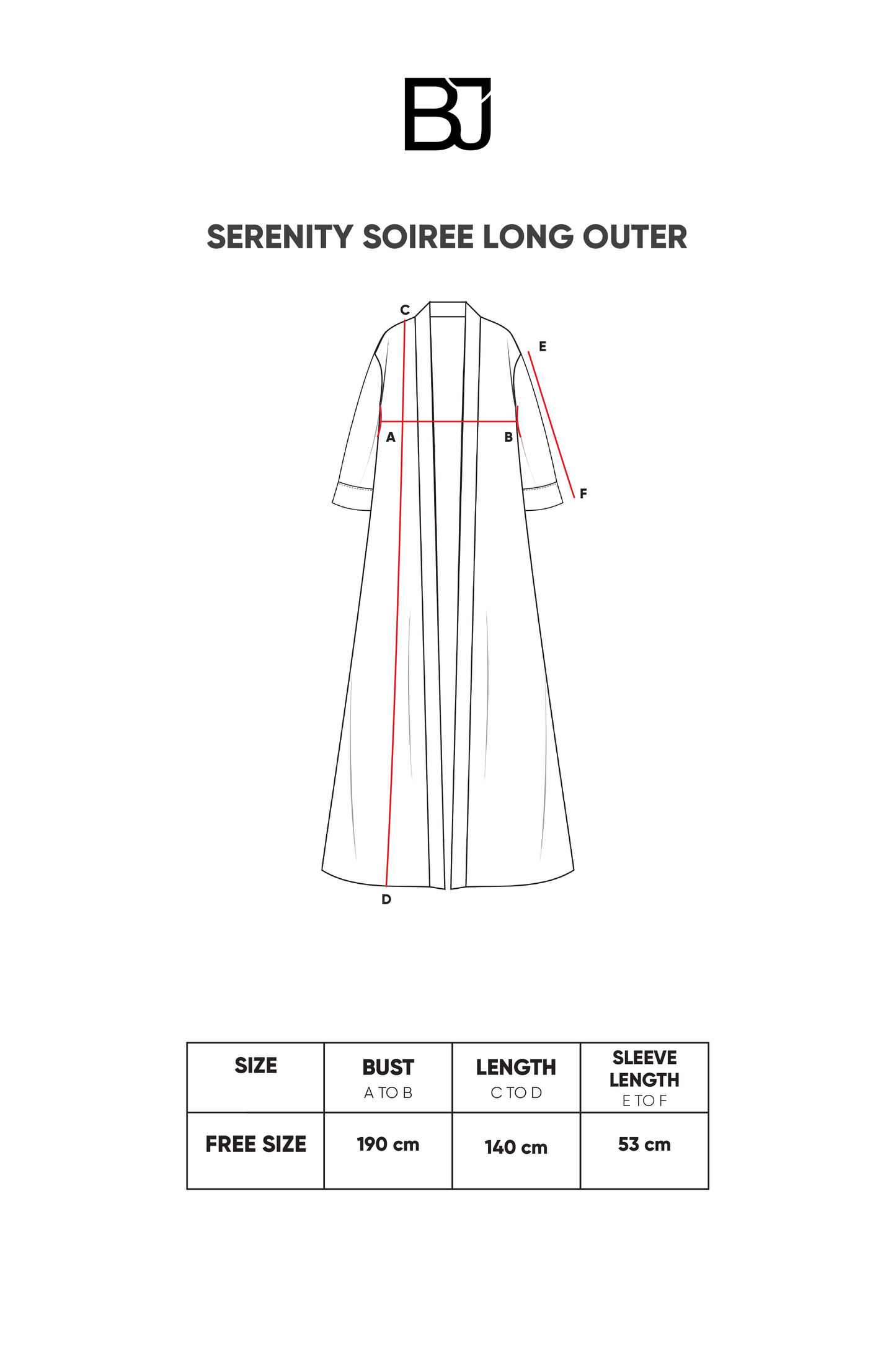 Serenity Soiree Long Outer - Ivory