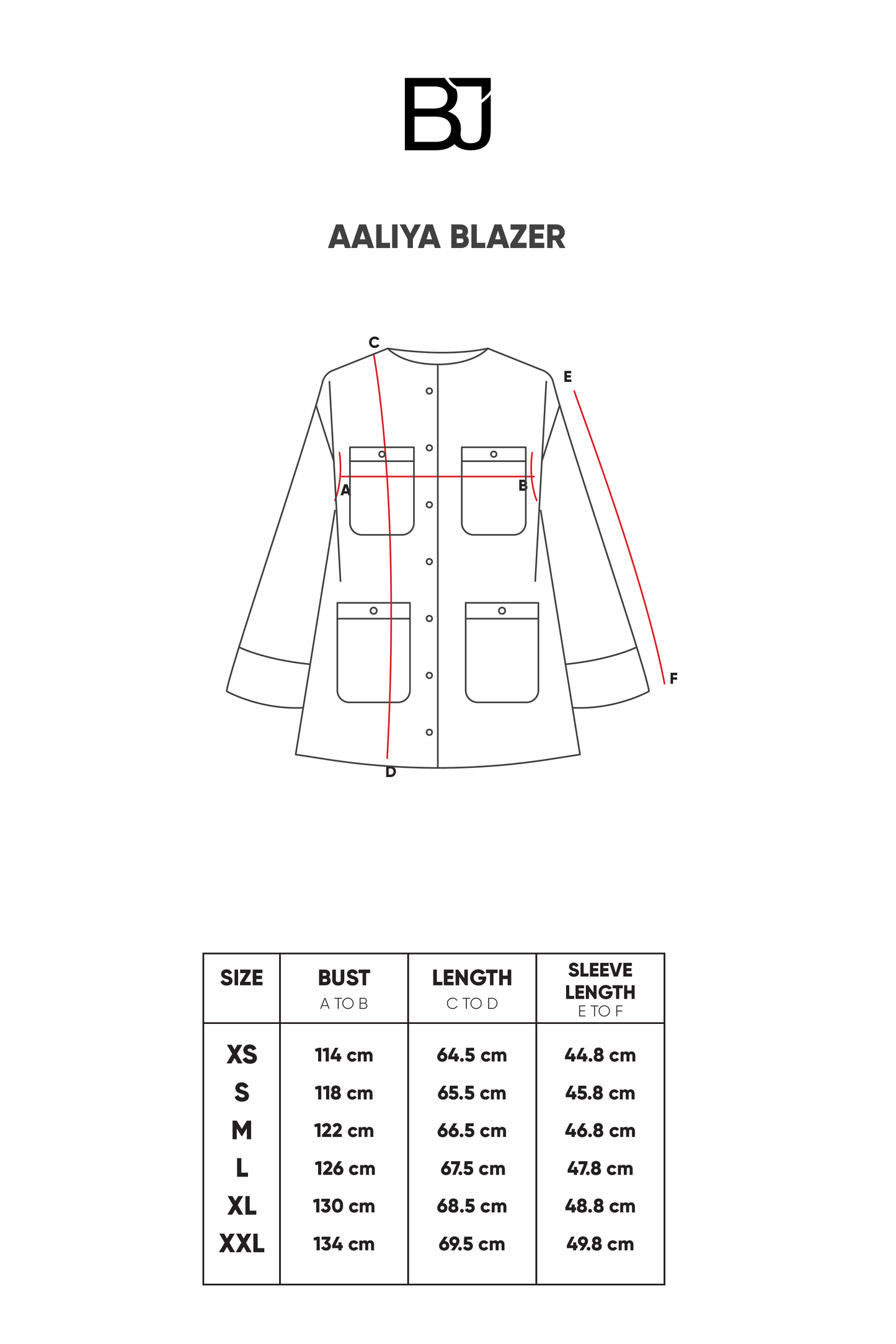 Aaliya Blazer - Raspberry