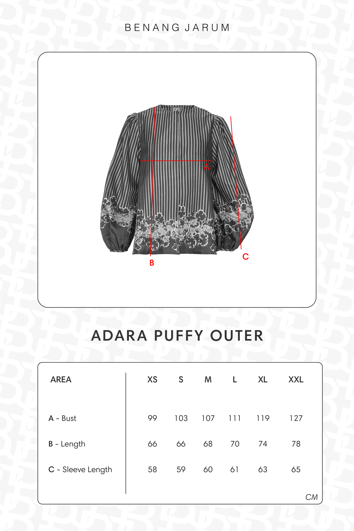 Adara Puffy Outer - Caviar