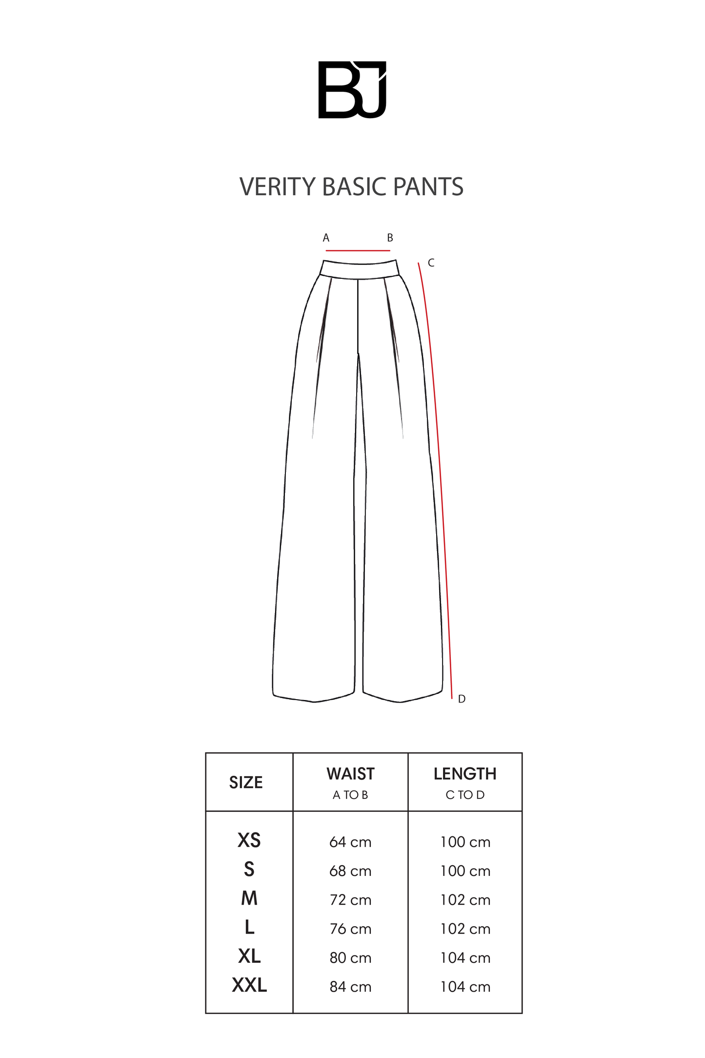 Verity Basic Pants - Ivory