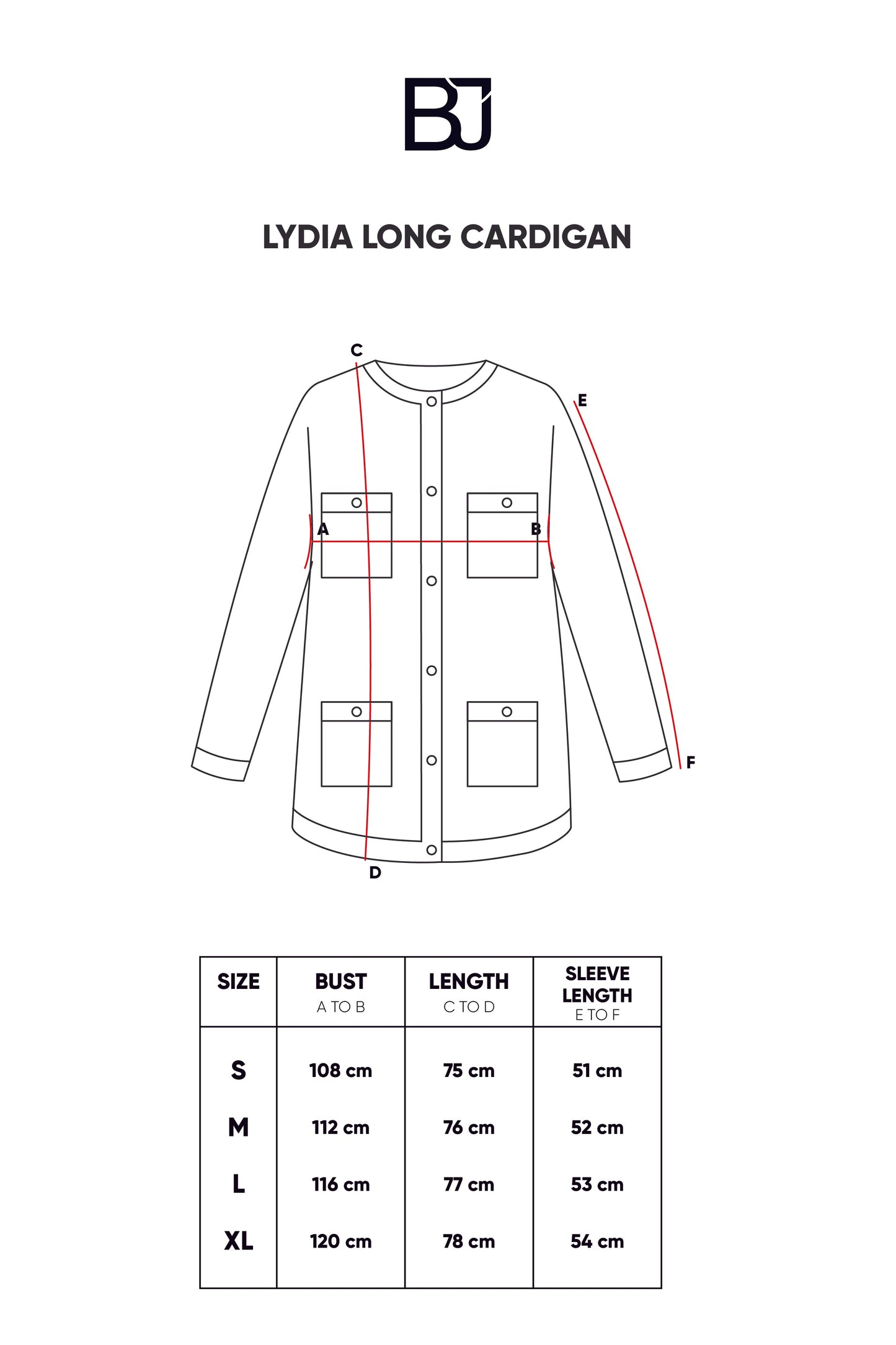 Lydia Long Cardigan - Dark Grey