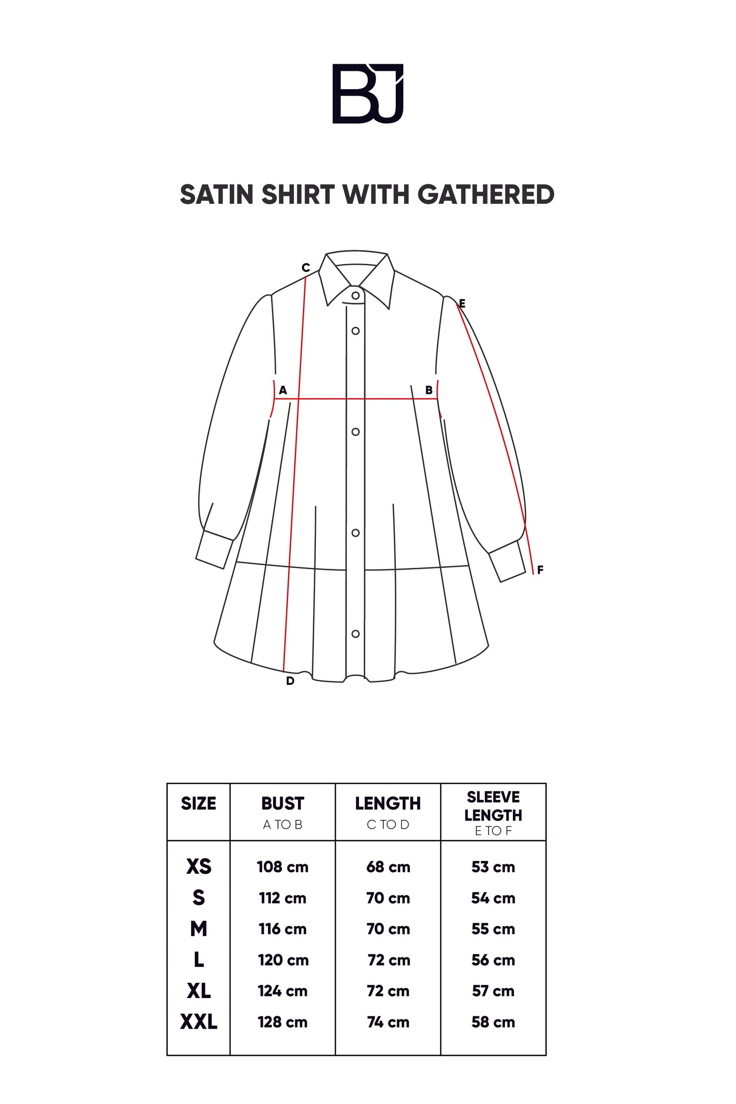 Satin Shirt with Gathered - Teal