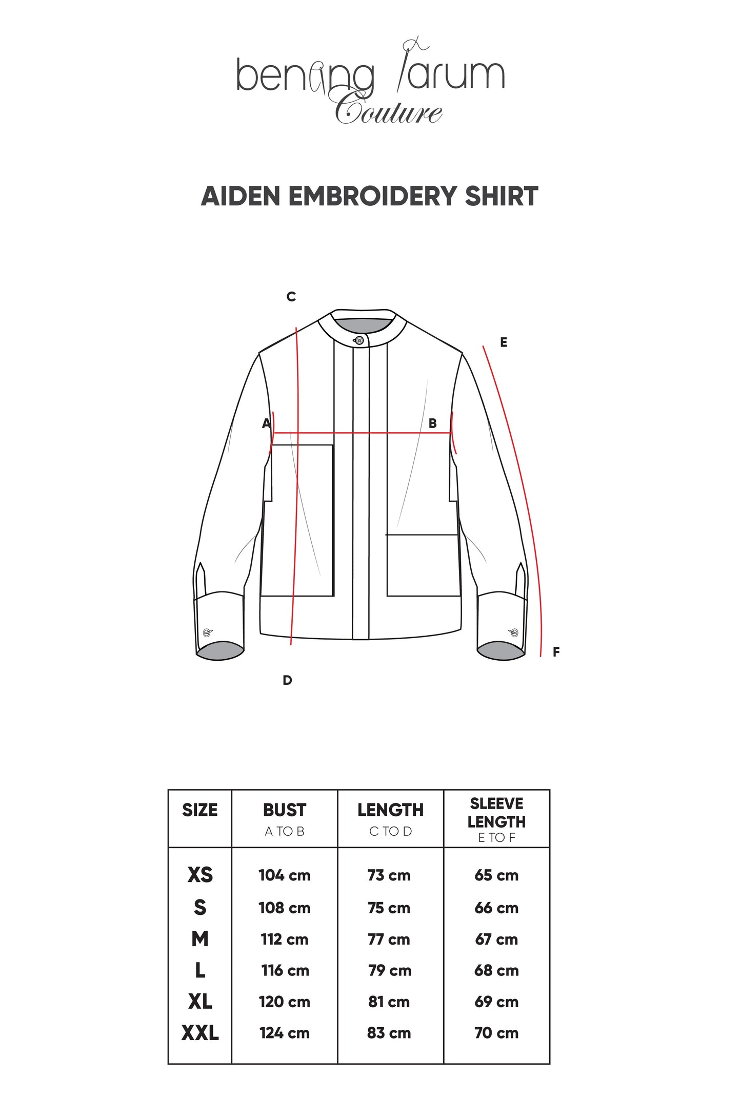 Aiden Embroidery Shirt - Camel