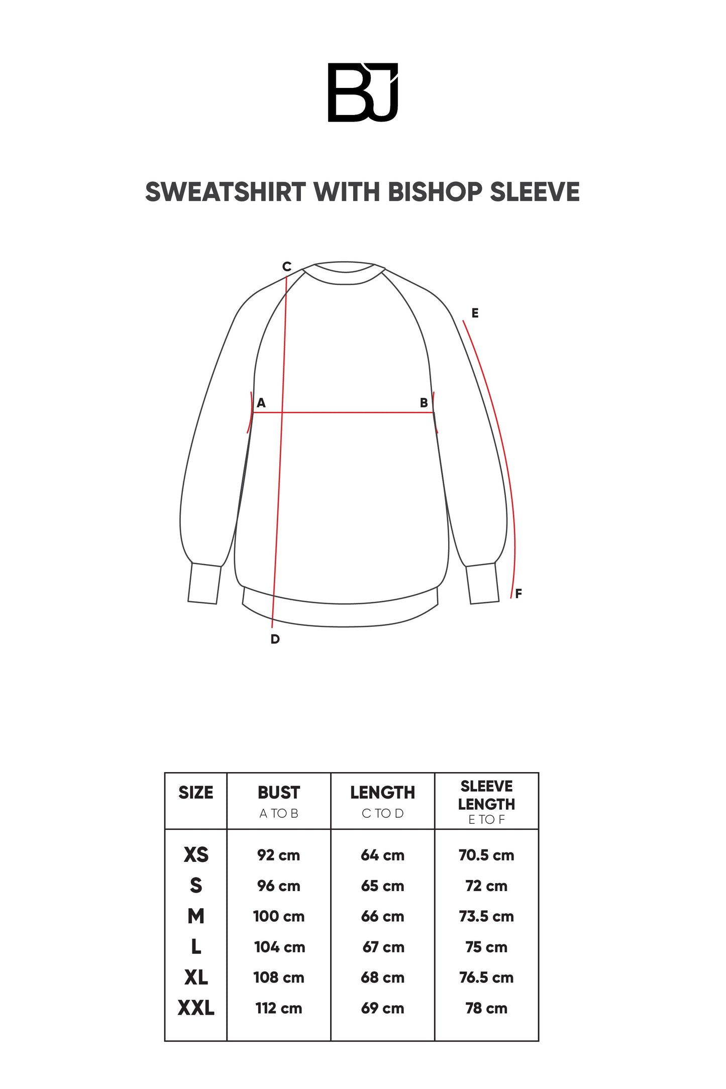 Sweat Shirt With Bishop Sleeve - Sand