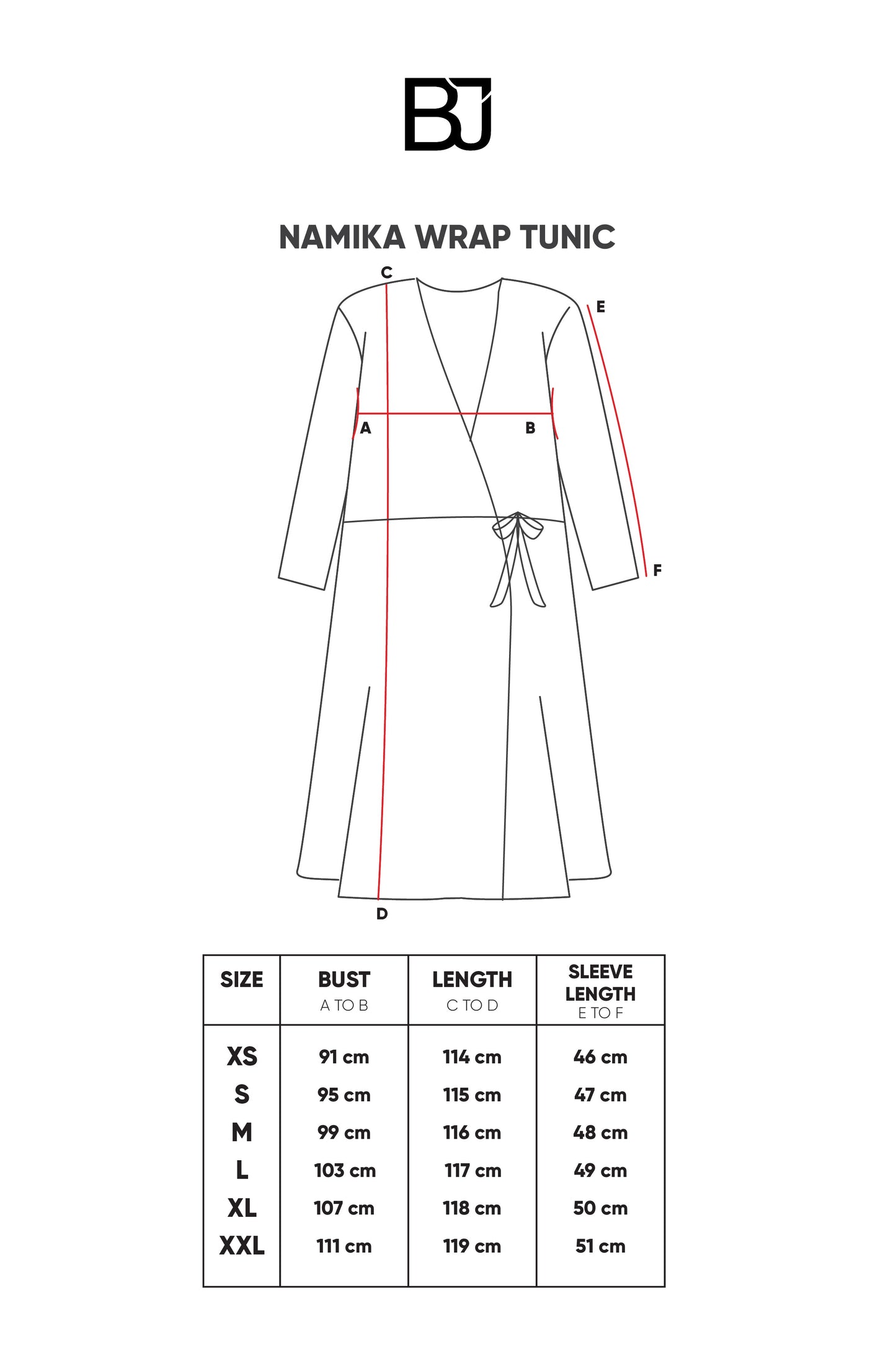 Namika Wrap Tunic - Peach