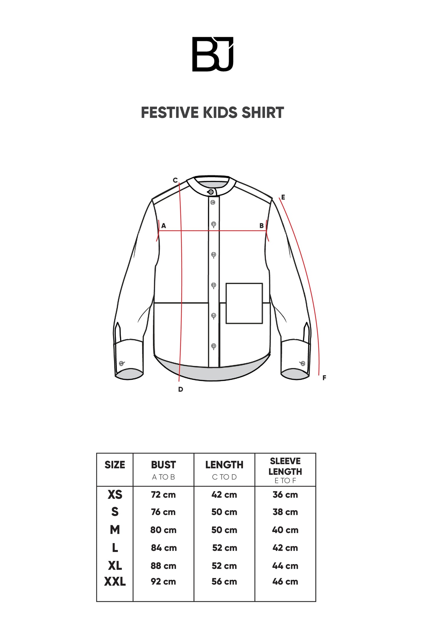 Festive Kids Shirt - Cream