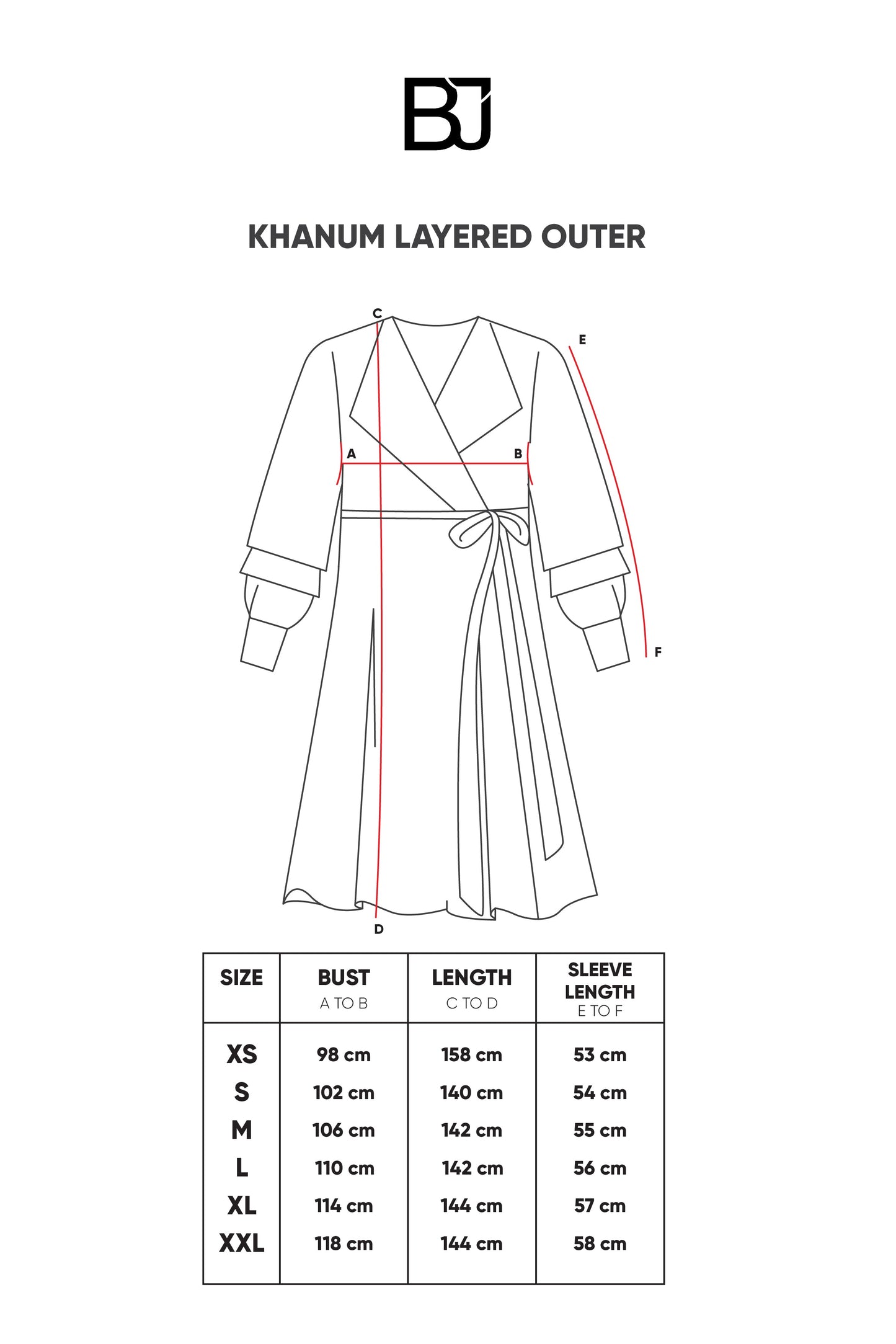 Khanum Layered Outer - Pink