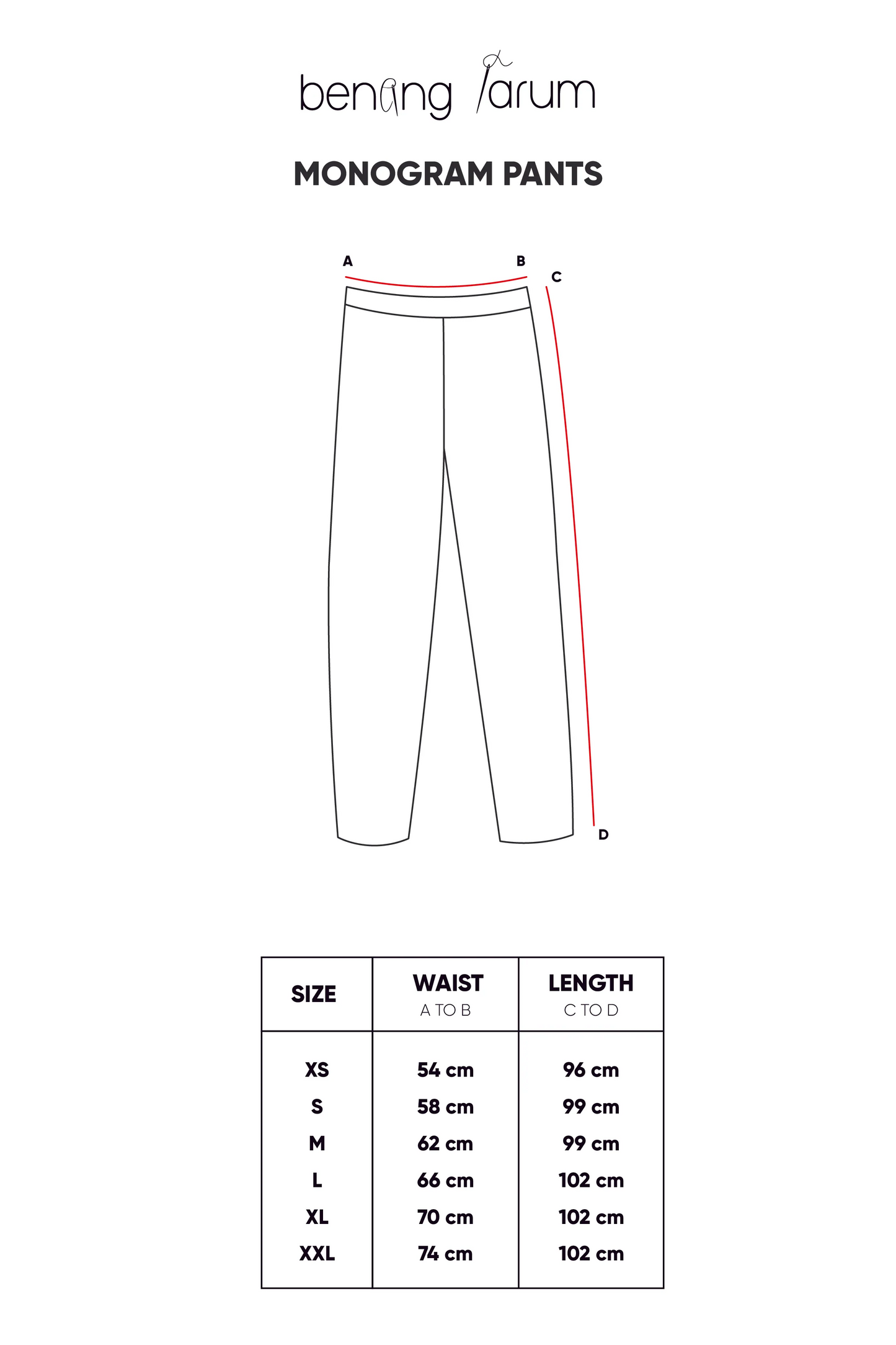 Monogram Pants - Pink