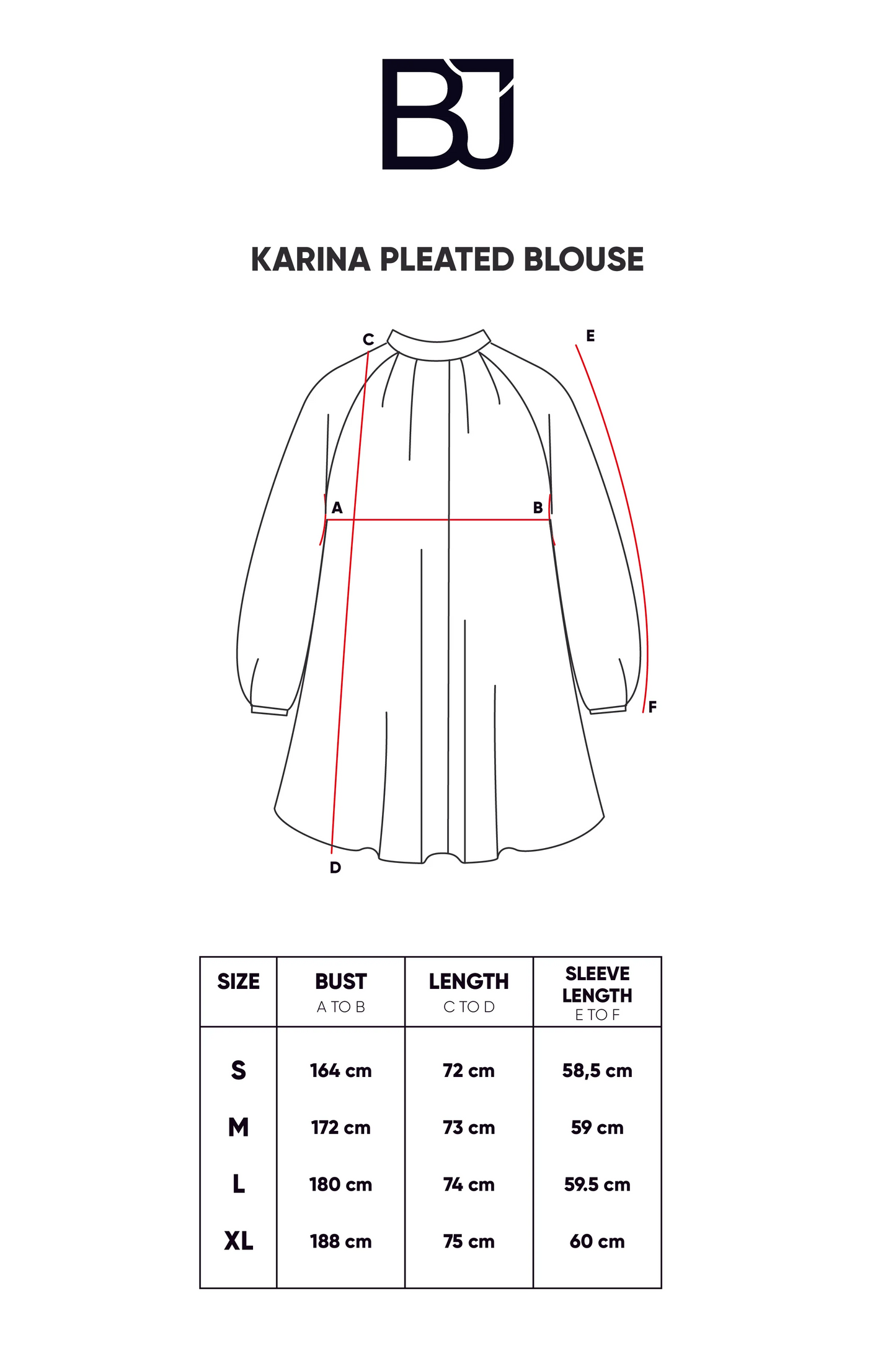 Karina Pleated Blouse - Maroon