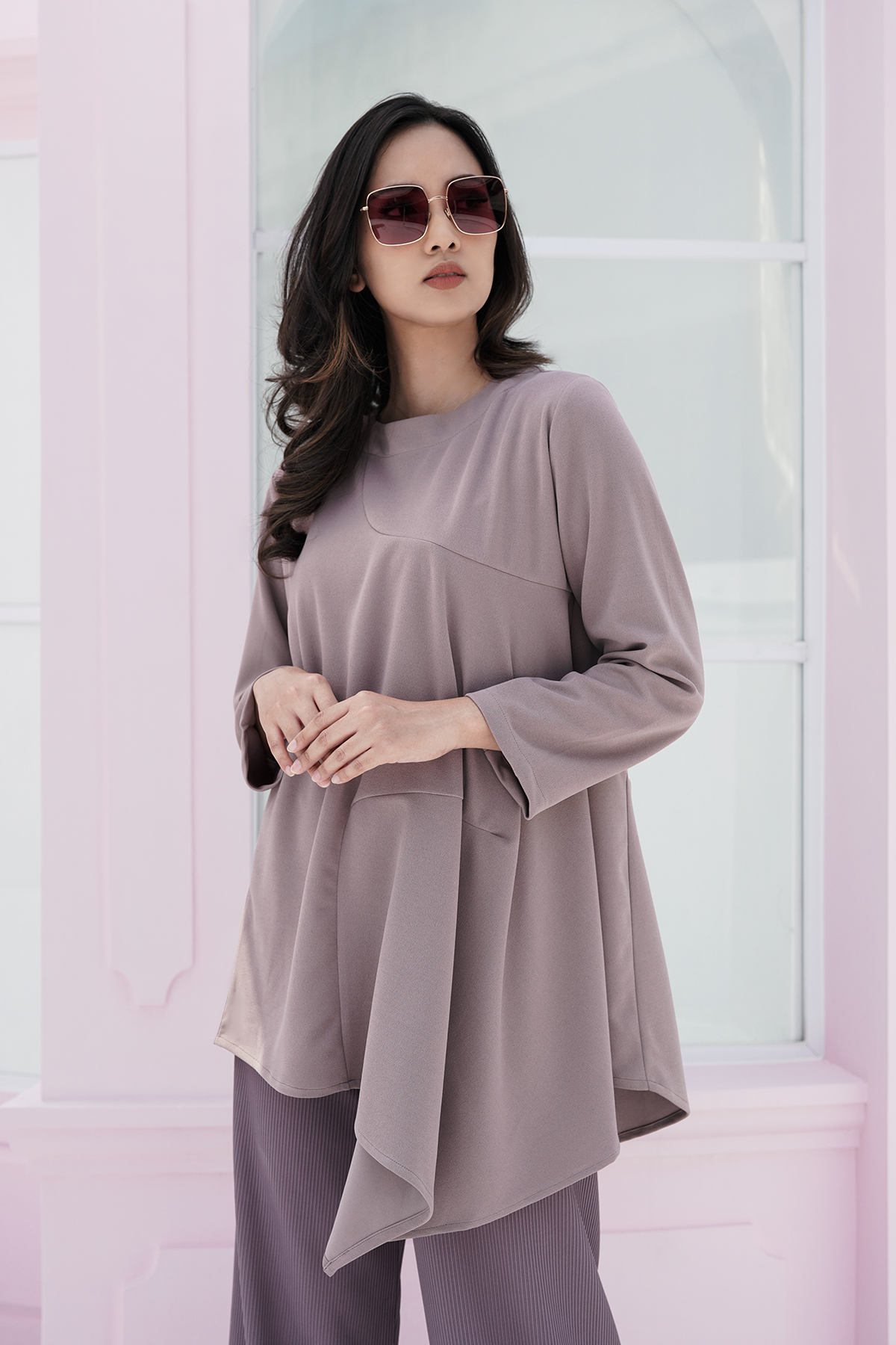 Dusty Purple Vivy Blouse