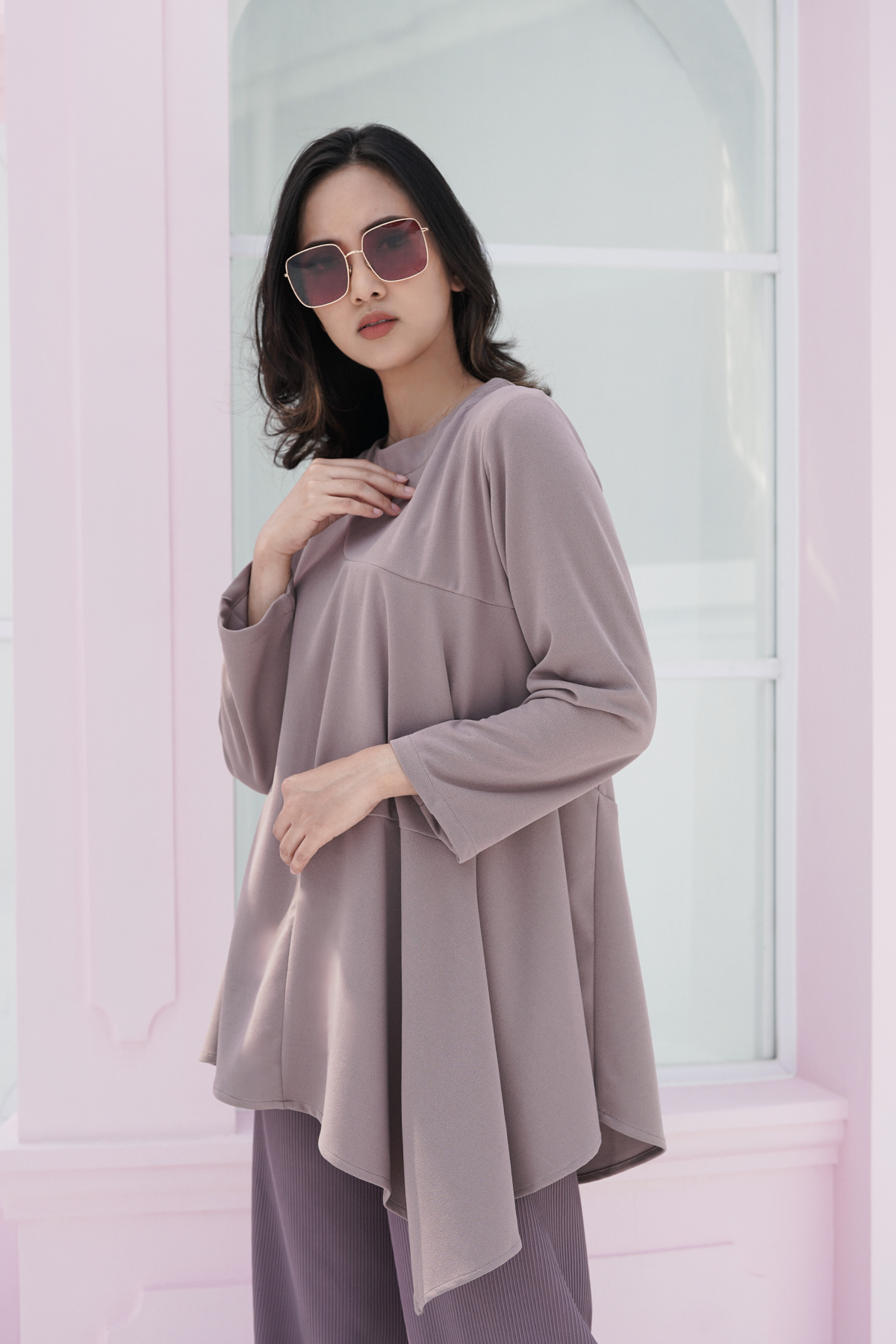 Dusty Purple Vivy Blouse