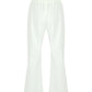 River Bootcut Pants - White