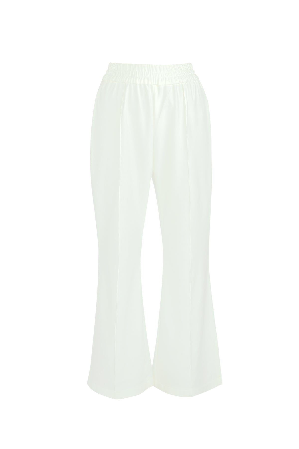 River Bootcut Pants - White