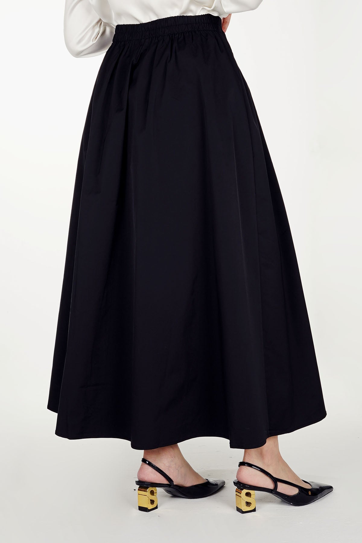 Zalia Waist Skirt - Black
